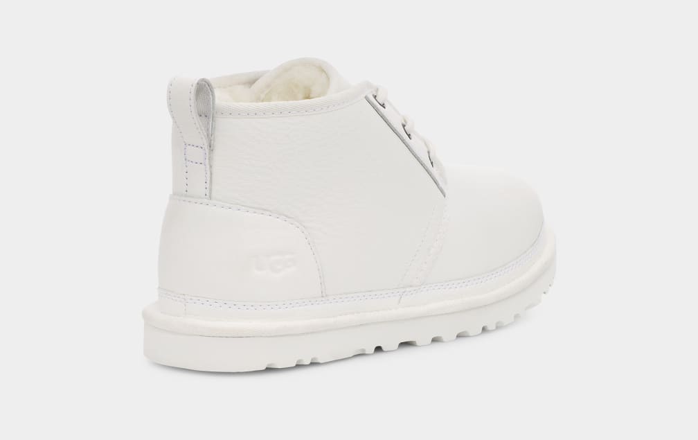 Botas Ugg Neumel Leather Hombre Blancas | Argentina NTCBKEA-94