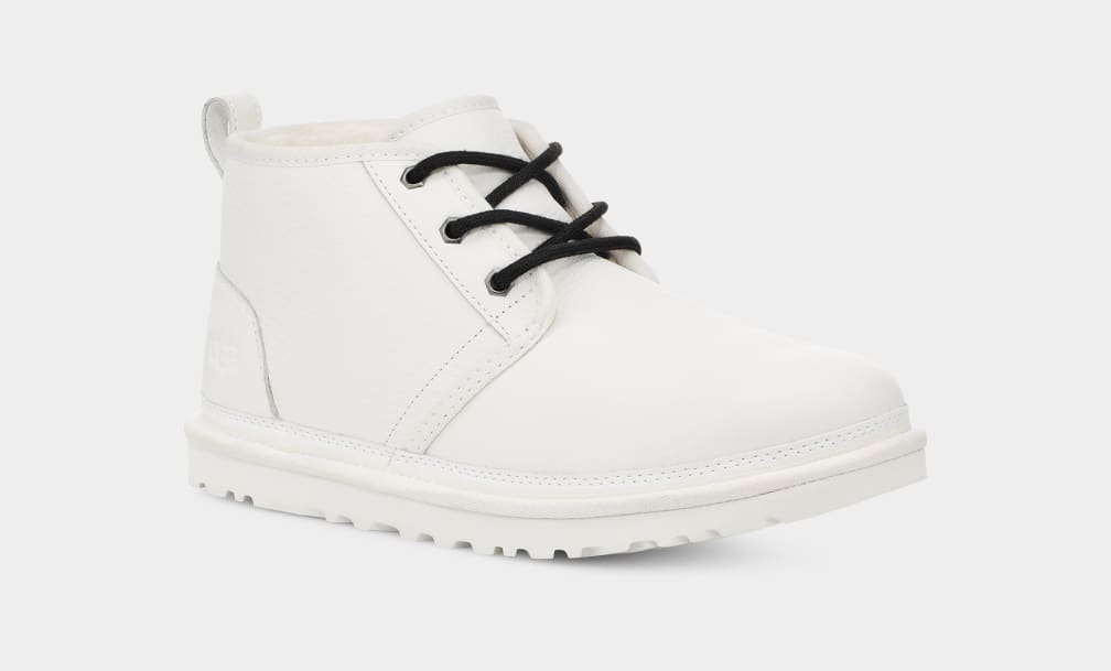 Botas Ugg Neumel Leather Hombre Blancas | Argentina NTCBKEA-94