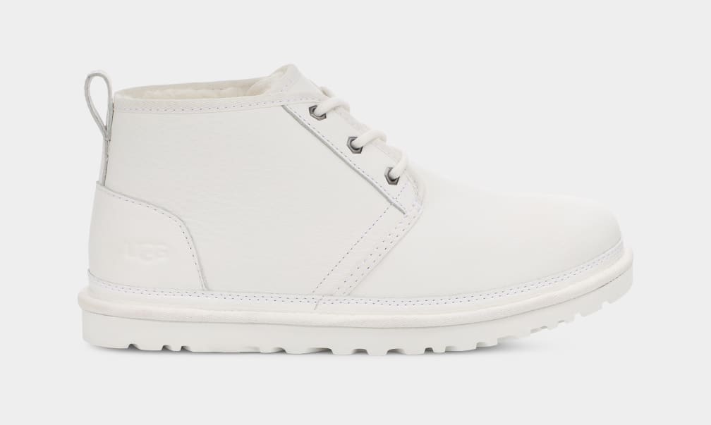 Botas Ugg Neumel Leather Hombre Blancas | Argentina NTCBKEA-94