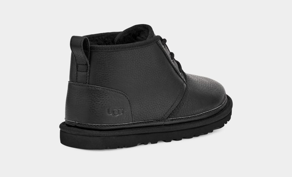 Botas Ugg Neumel Leather Hombre Negras | Argentina JHDYTFQ-59