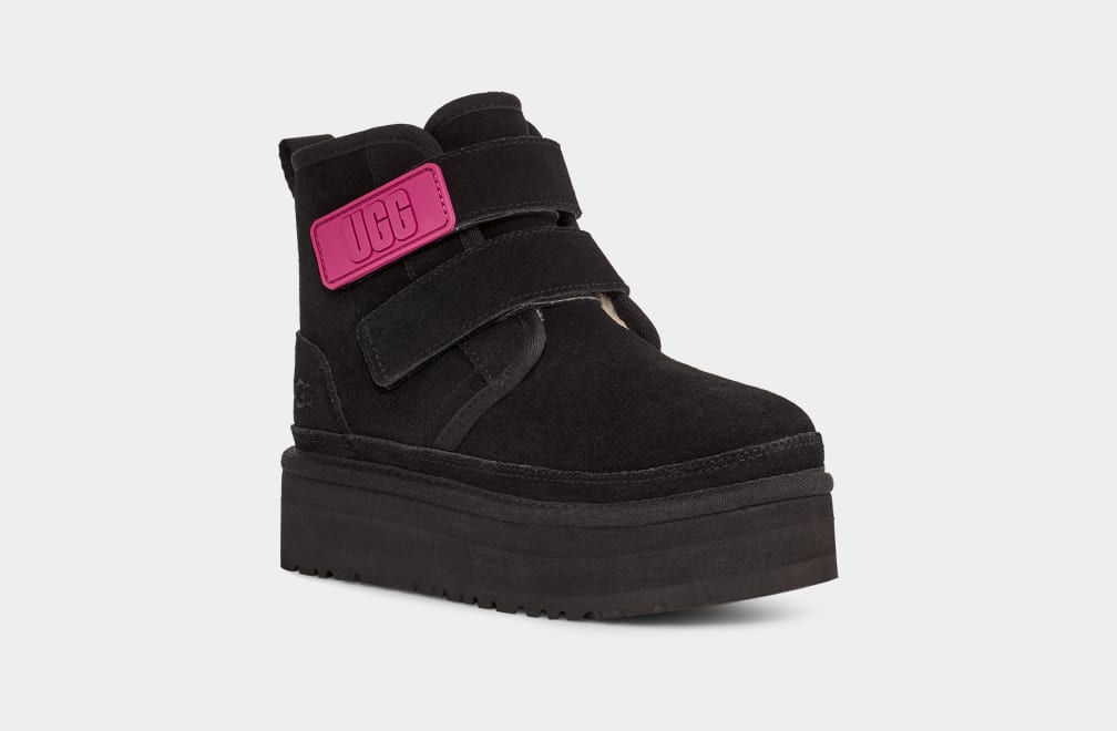 Botas Ugg Neumel Niños Negras | Argentina AQFIKHJ-43