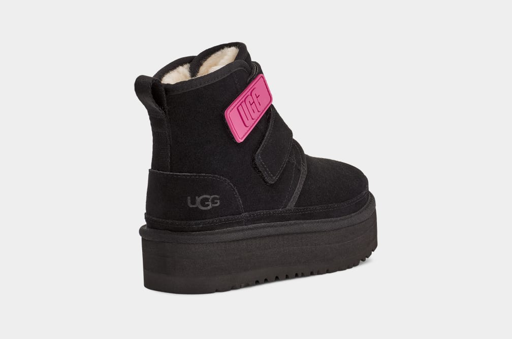 Botas Ugg Neumel Niños Negras | Argentina AQFIKHJ-43