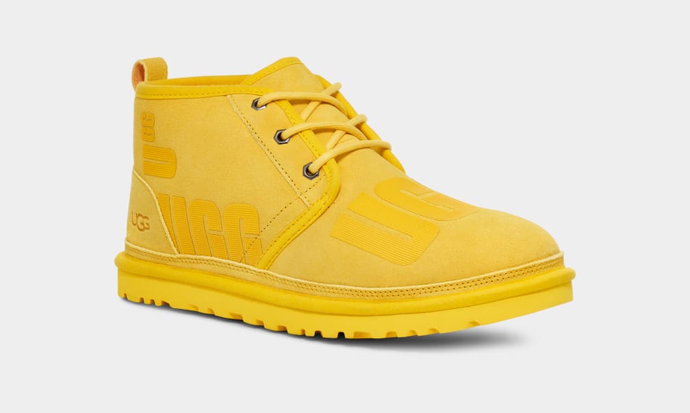 Botas Ugg Neumel Scatter Graphic Hombre Amarillo | Argentina HWYFXLM-68