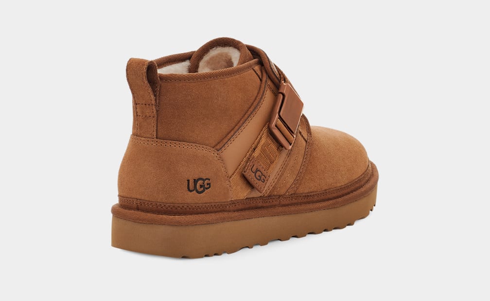 Botas Ugg Neumel Snapback Hombre Marrones | Argentina QFJODVE-18