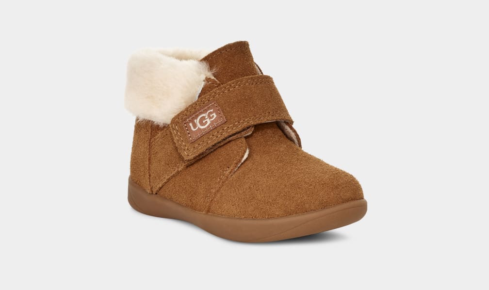 Botas Ugg Nolen Niños Marrones | Argentina EAMBXIO-72