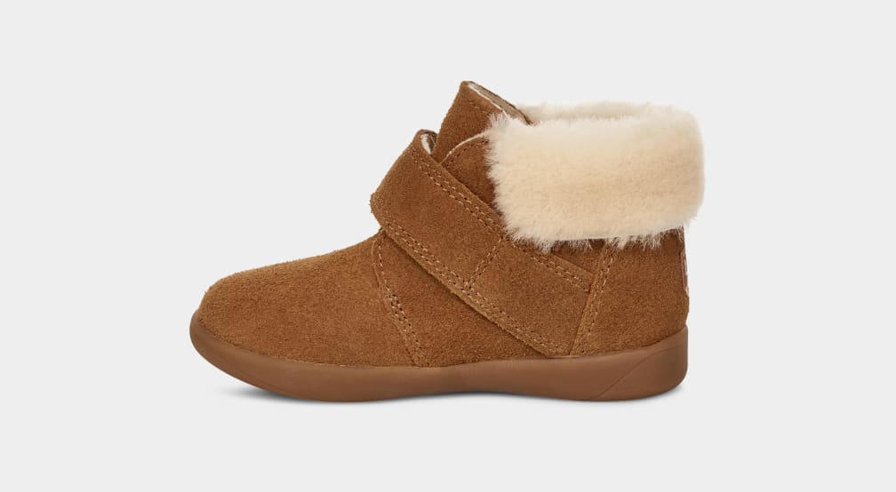 Botas Ugg Nolen Niños Marrones | Argentina EAMBXIO-72