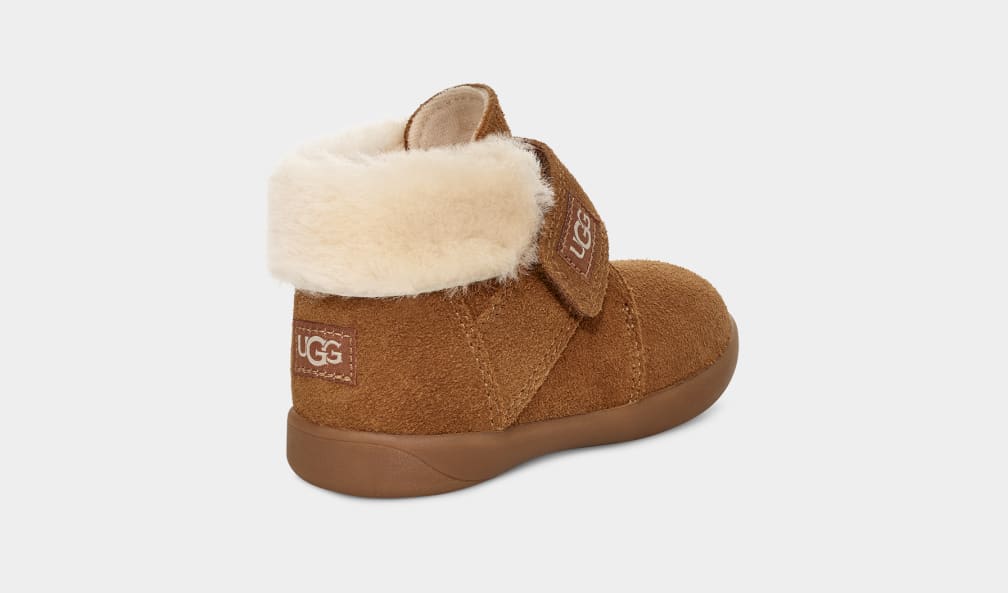 Botas Ugg Nolen Niños Marrones | Argentina EAMBXIO-72