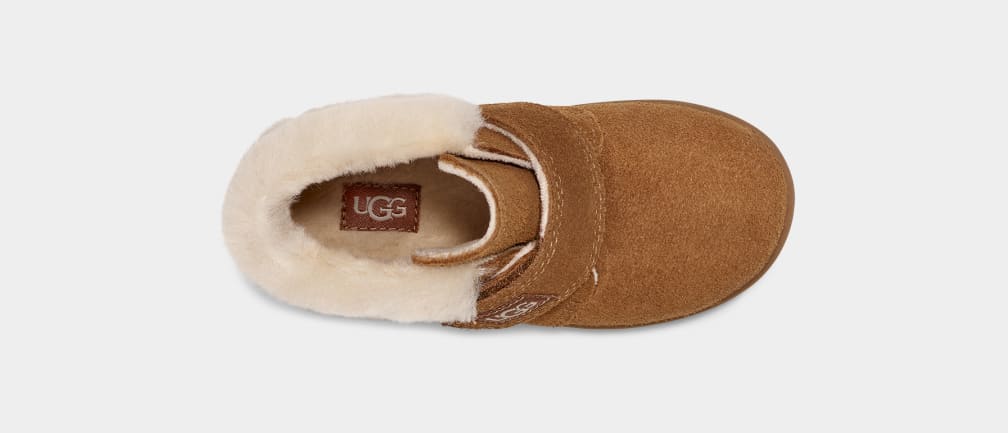 Botas Ugg Nolen Niños Marrones | Argentina EAMBXIO-72