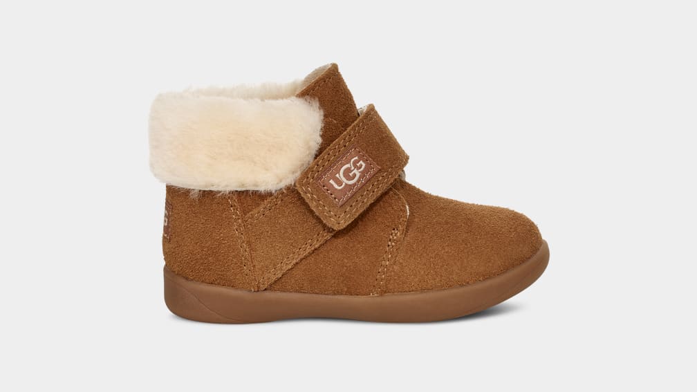 Botas Ugg Nolen Niños Marrones | Argentina EAMBXIO-72