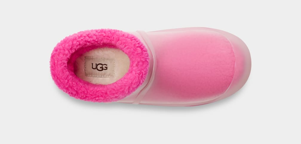 Botas Ugg Raincloud Clear Mujer Rosas | Argentina ZHGCEJI-27