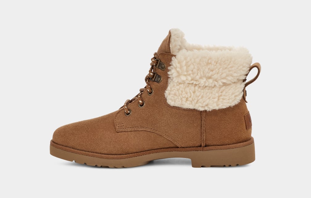 Botas Ugg Romely Heritage Lace Mujer Marrones | Argentina BRIYAZN-71