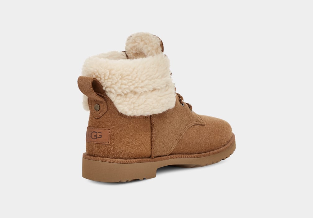 Botas Ugg Romely Heritage Lace Mujer Marrones | Argentina BRIYAZN-71