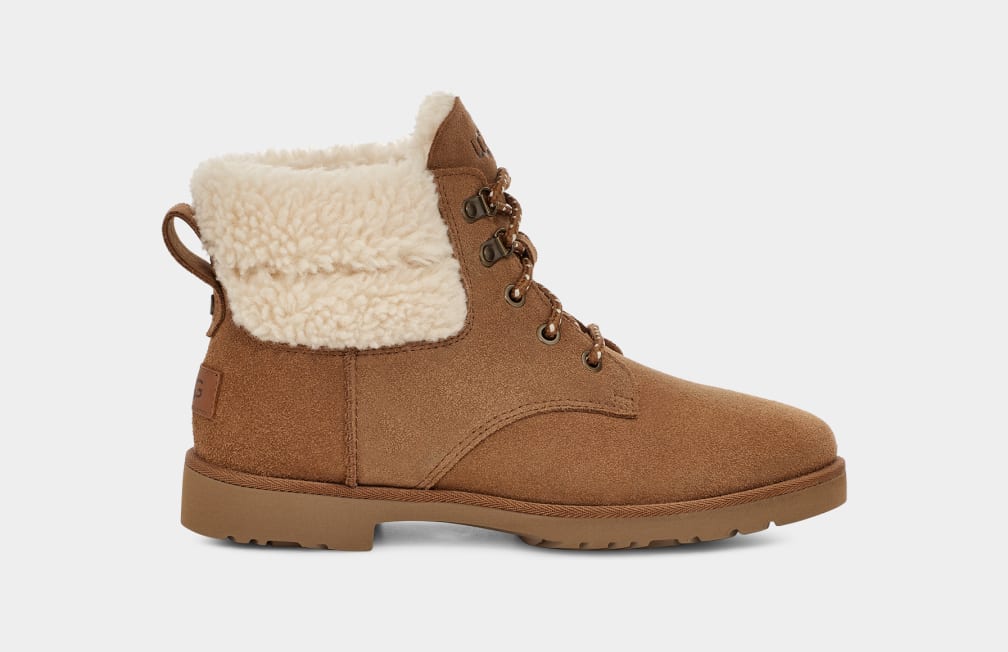 Botas Ugg Romely Heritage Lace Mujer Marrones | Argentina BRIYAZN-71