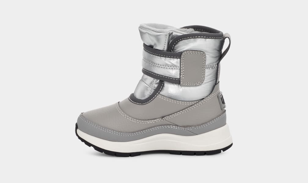 Botas Ugg Taney Weather Metallic Niños Plateadas | Argentina ZRAKGBU-42