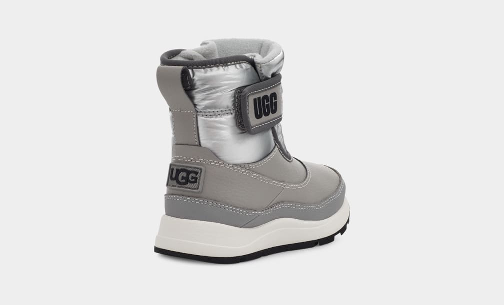 Botas Ugg Taney Weather Metallic Niños Plateadas | Argentina ZRAKGBU-42