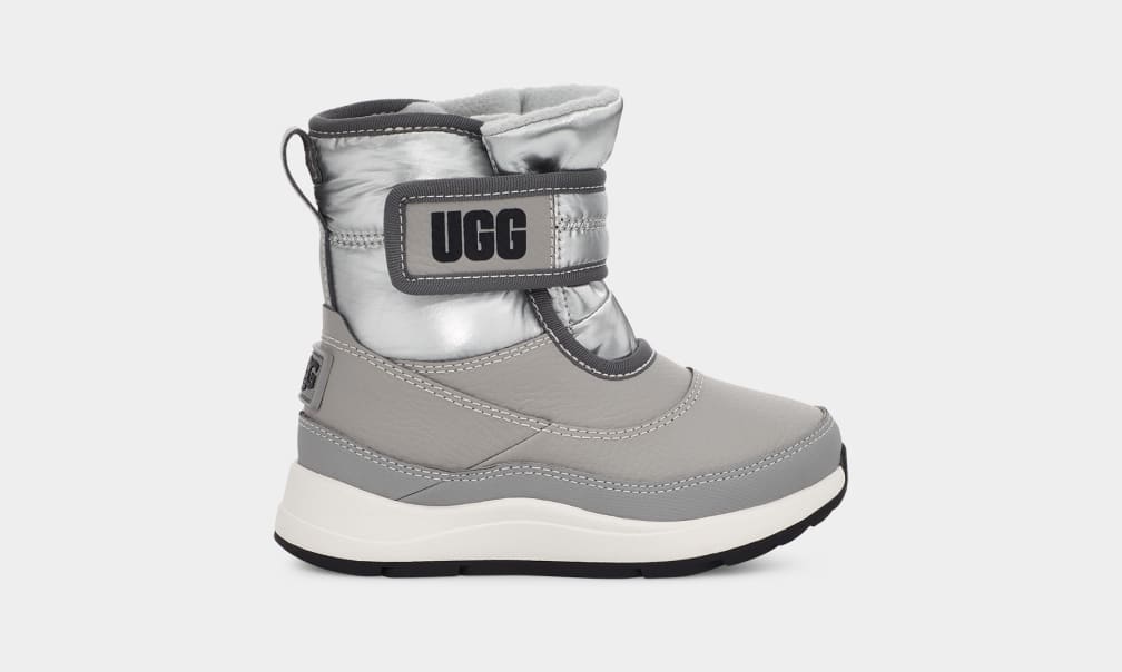 Botas Ugg Taney Weather Metallic Niños Plateadas | Argentina ZRAKGBU-42