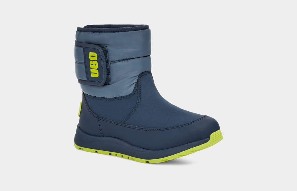 Botas Ugg Toty Weather Niños Azules | Argentina LSUFWBI-04