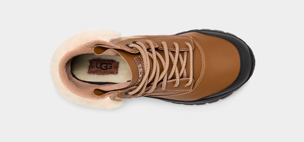 Botas Ugg Yose Fluff V2 Mujer Marrones | Argentina OBLUKGM-23