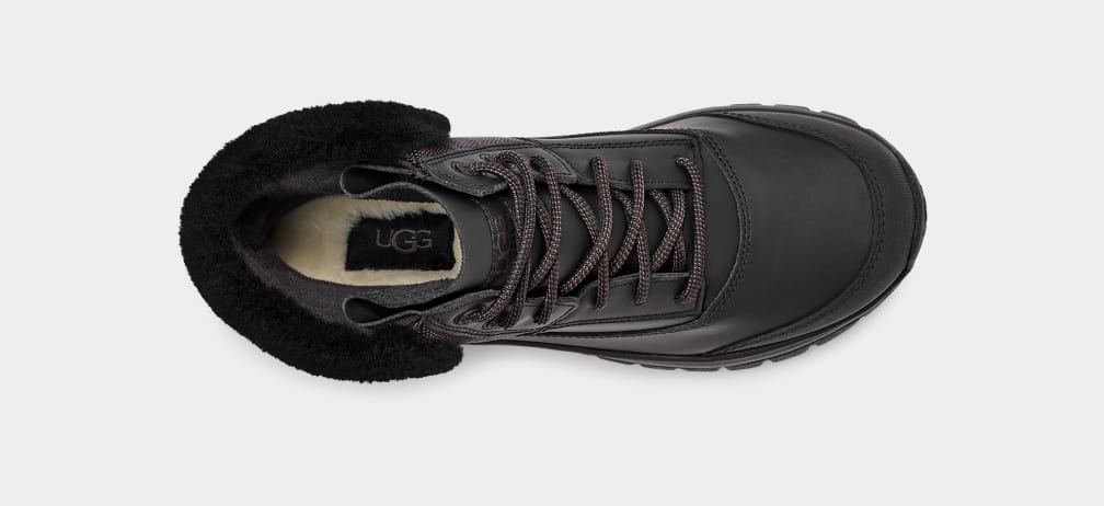 Botas Ugg Yose Fluff V2 Mujer Negras | Argentina RJNMCOS-20