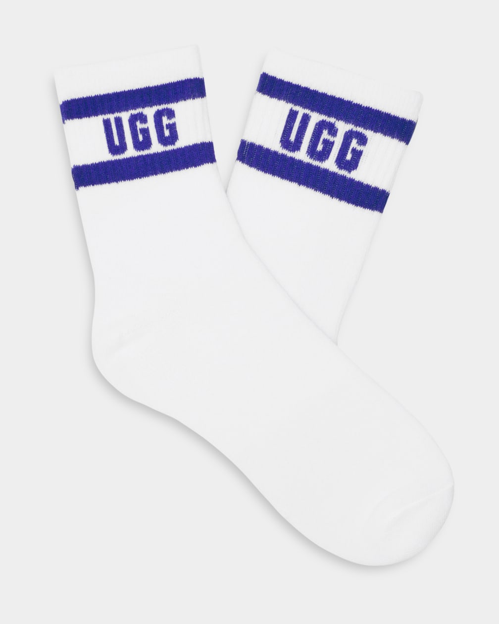 Calcetines Ugg Dierson Logo Quarter Mujer Blancas Azules Oscuro | Argentina KWZPMAU-76