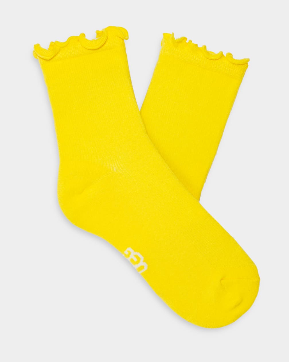 Calcetines Ugg Karsyn Lettuce Edge Mujer Amarillo | Argentina BSGNXHI-14