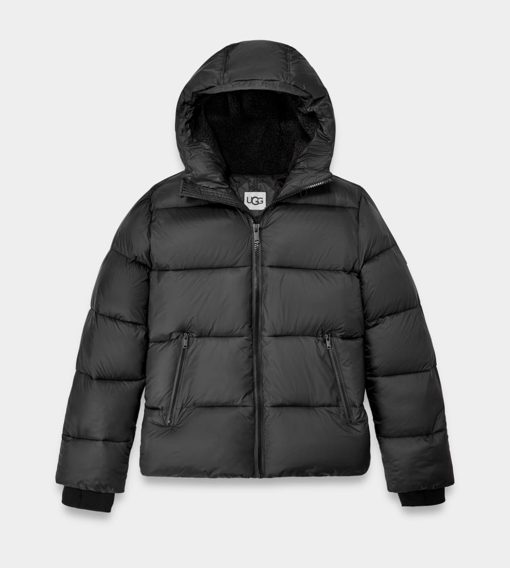 Camperas Ugg Brayden Puffer Hombre Negras | Argentina SRDAHQV-61