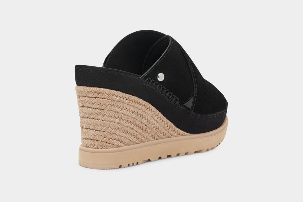 Chanclas Ugg Abbot Mujer Negras | Argentina ATYWOEP-97