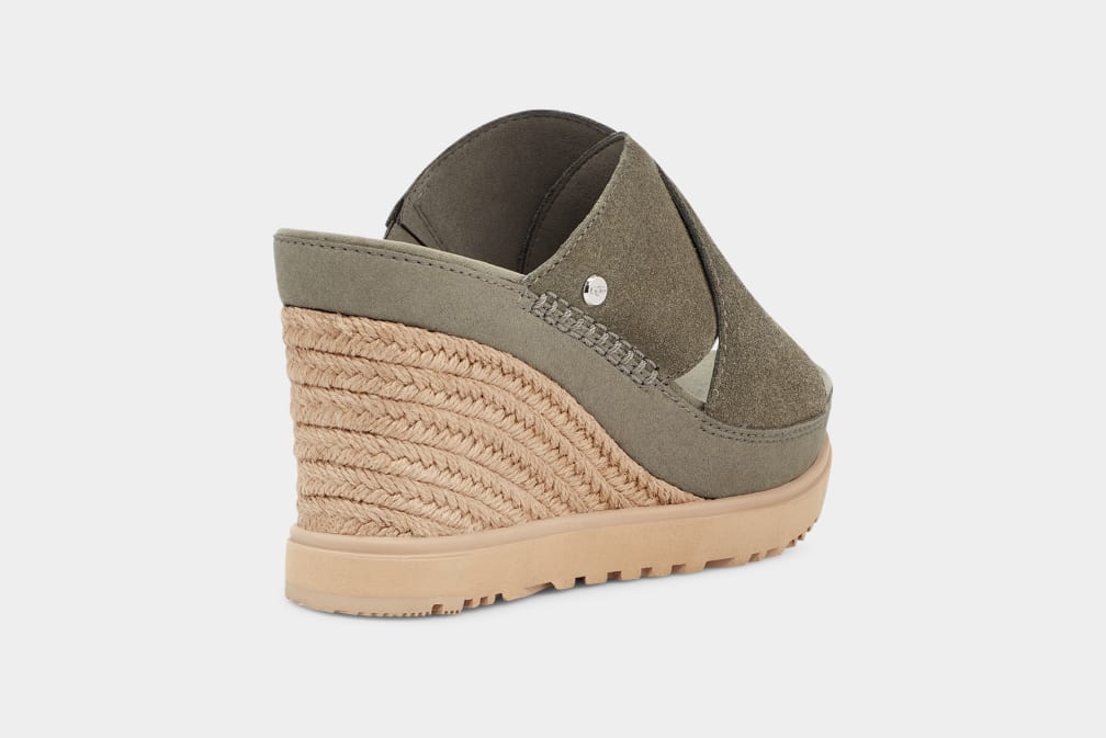 Chanclas Ugg Abbot Mujer Verde | Argentina PIRAEHZ-32