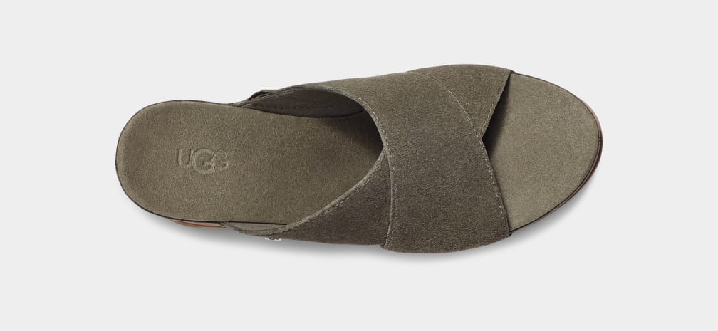 Chanclas Ugg Abbot Mujer Verde | Argentina PIRAEHZ-32