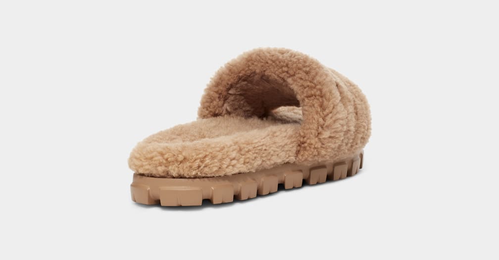 Chanclas Ugg Cozetta Curly Mujer Marrones | Argentina BVCKJTN-67