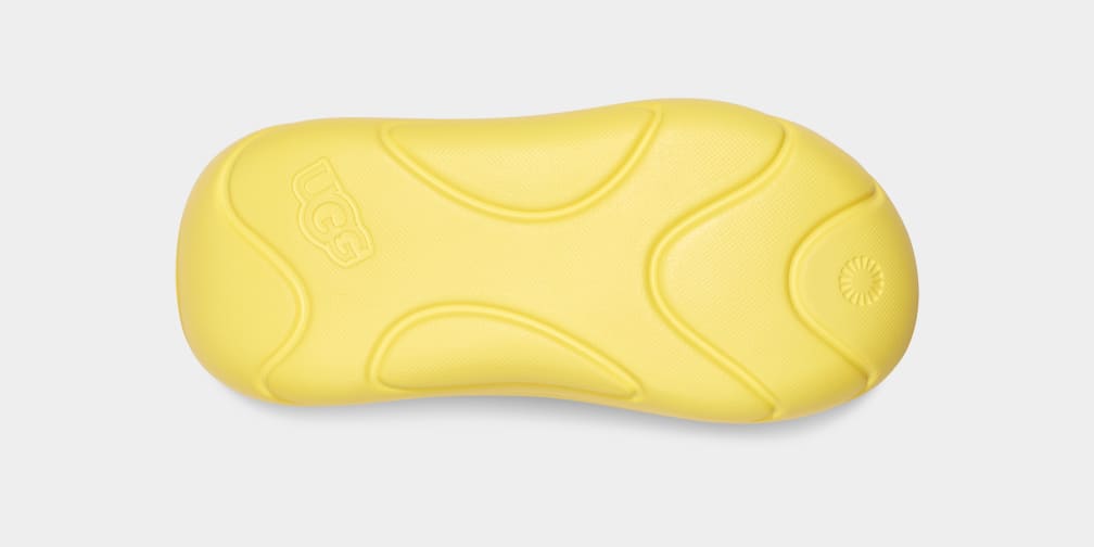 Chanclas Ugg FoamO Mujer Amarillo | Argentina PJOZCSY-31