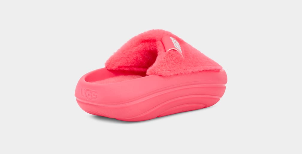 Chanclas Ugg FoamOplush Mujer Coral | Argentina EASJGRN-35