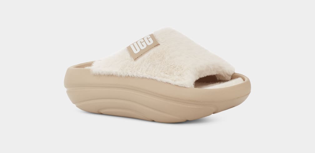 Chanclas Ugg FoamOplush Mujer Moutarde | Argentina HNJLDPF-09