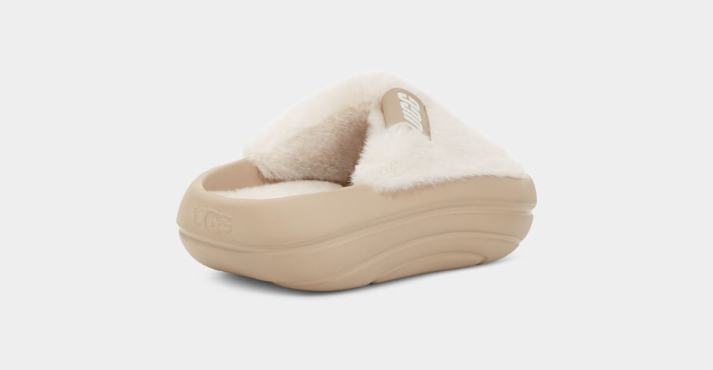 Chanclas Ugg FoamOplush Mujer Moutarde | Argentina HNJLDPF-09