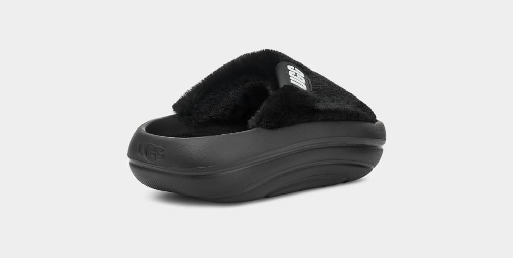 Chanclas Ugg FoamOplush Mujer Negras | Argentina THVYNQL-16