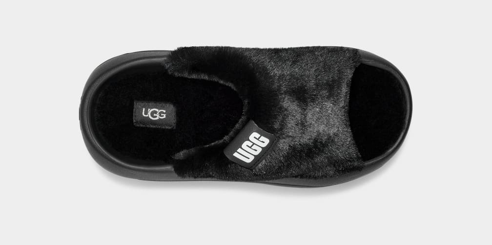 Chanclas Ugg FoamOplush Mujer Negras | Argentina THVYNQL-16