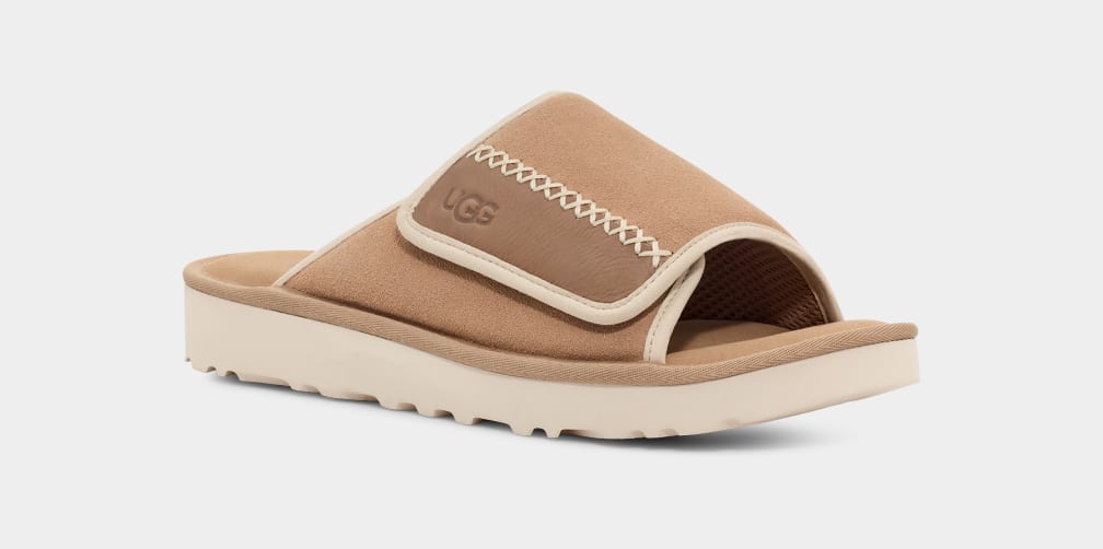 Chanclas Ugg Goldencoast Hombre Marrones | Argentina OIBEQTM-84