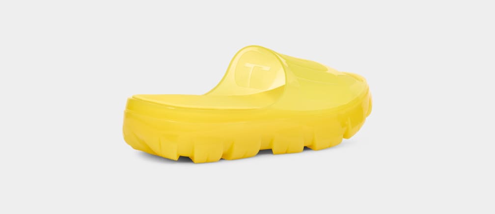 Chanclas Ugg Jella Clear Mujer Amarillo | Argentina SXOJZRC-52