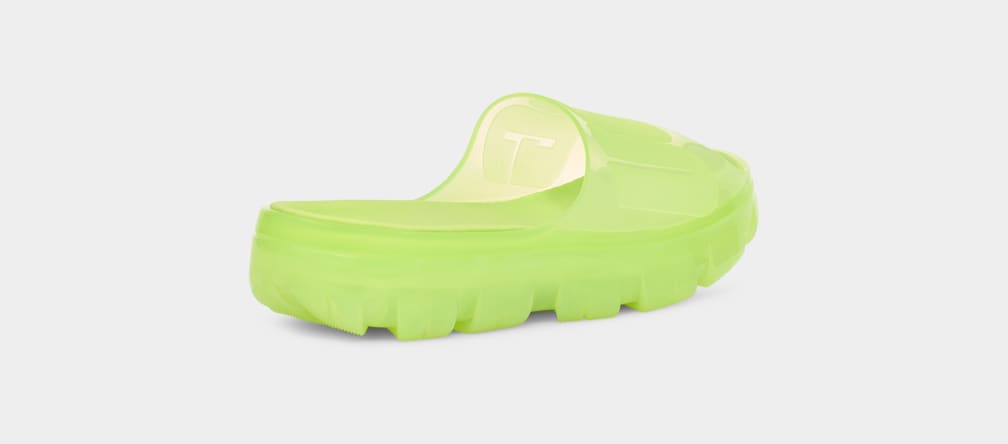 Chanclas Ugg Jella Clear Mujer Verde | Argentina RYAOHDE-62