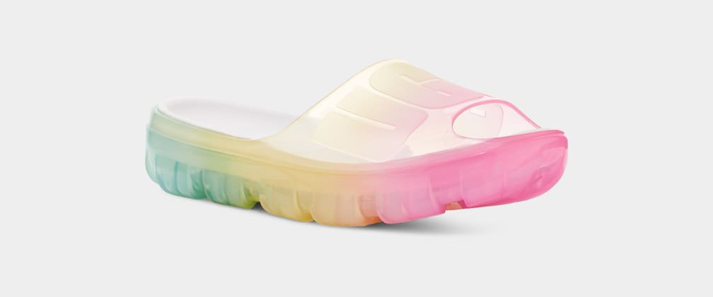 Chanclas Ugg Jella Clear Watercolors Mujer Multicolor | Argentina SCAHFKR-51