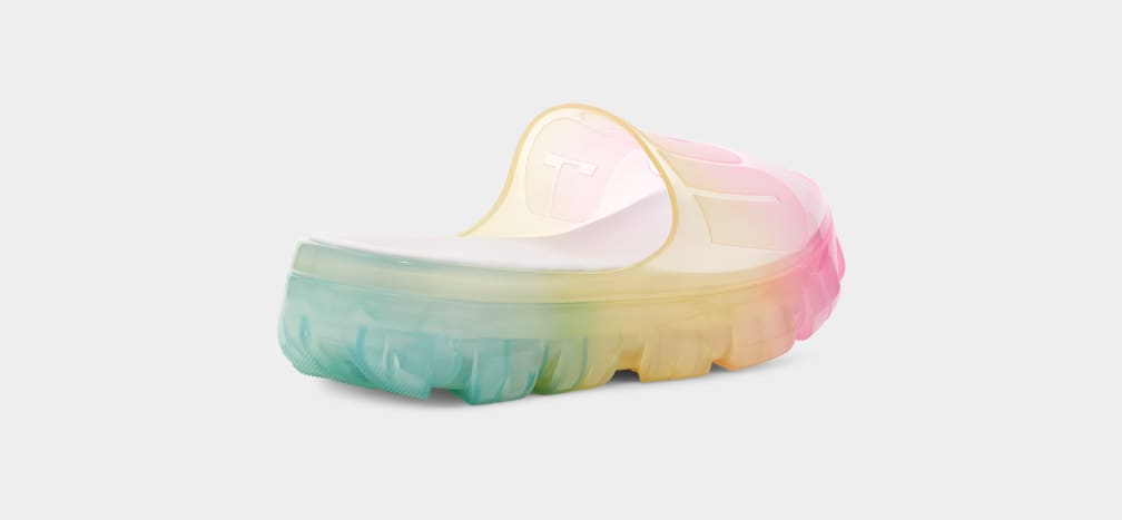 Chanclas Ugg Jella Clear Watercolors Mujer Multicolor | Argentina SCAHFKR-51