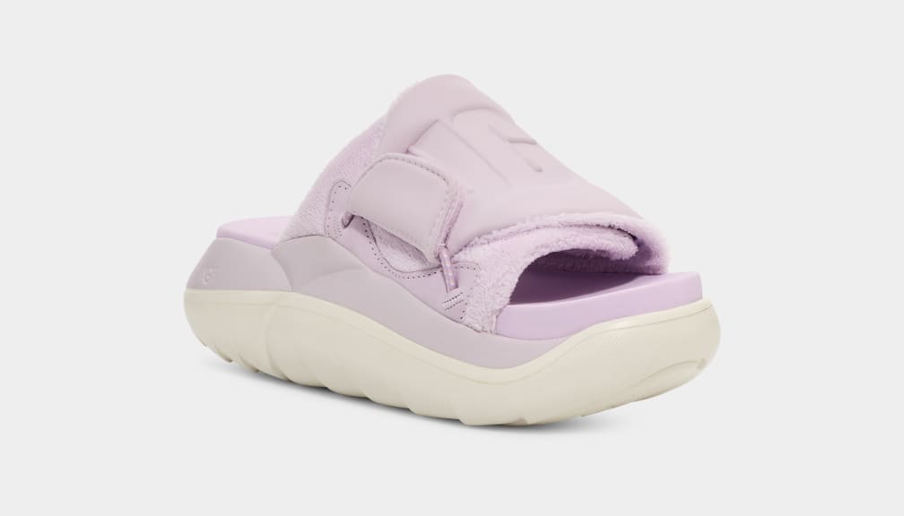 Chanclas Ugg LA Cloud Mujer Lavanda | Argentina WDUGLJQ-57