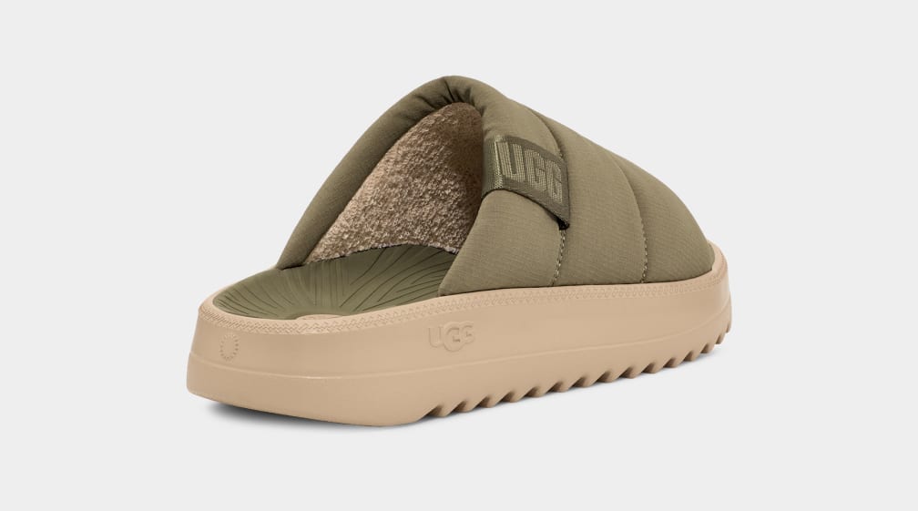 Chanclas Ugg Maxxer Hombre Verde | Argentina LGVTCEB-82