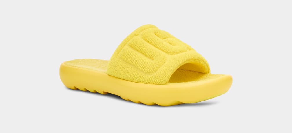 Chanclas Ugg Mini Mujer Amarillo | Argentina TAGUBCZ-16