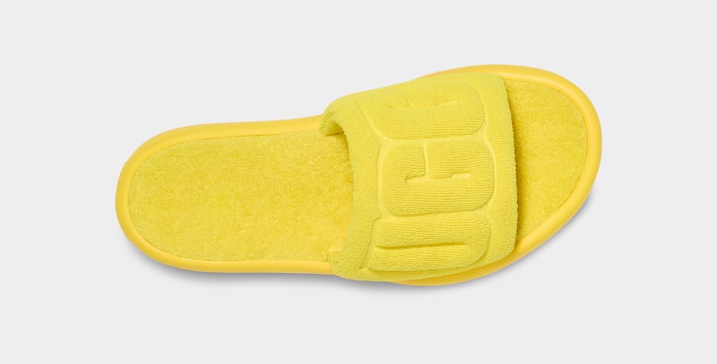 Chanclas Ugg Mini Mujer Amarillo | Argentina TAGUBCZ-16