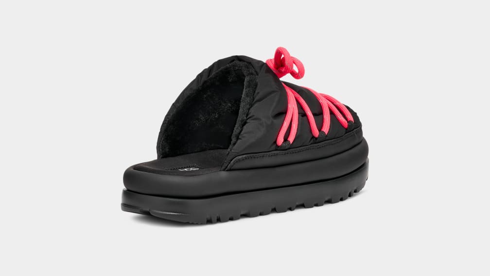 Chanclas Ugg Spaceslider Tech Mujer Negras | Argentina JZLVANW-01