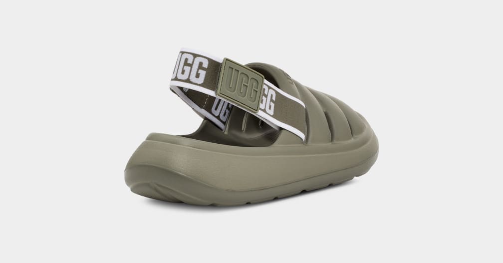 Chanclas Ugg Sport Yeah Mujer Verde | Argentina IHMKVUT-59