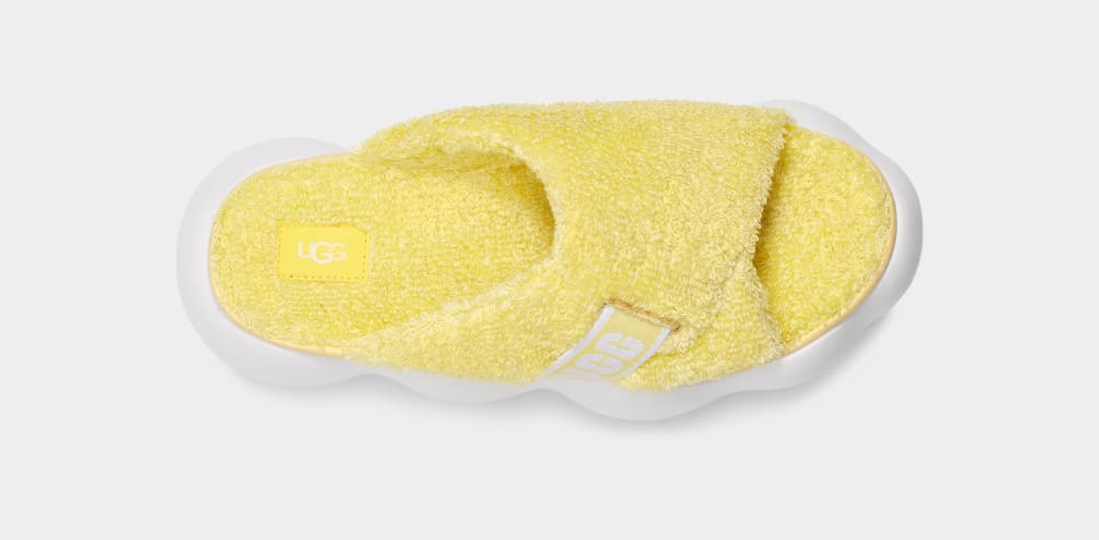 Chanclas Ugg Sugarcloud Mujer Amarillo | Argentina DYAUPVS-41