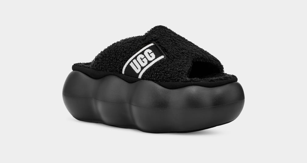 Chanclas Ugg Sugarcloud Mujer Negras | Argentina ZHWLCBD-91