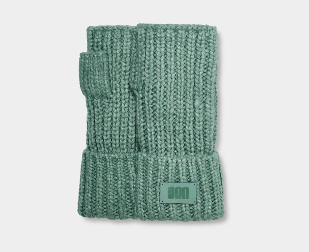 Guantes Ugg Chunky Fingerless Cuff Mujer Verde | Argentina BOWQHJZ-10